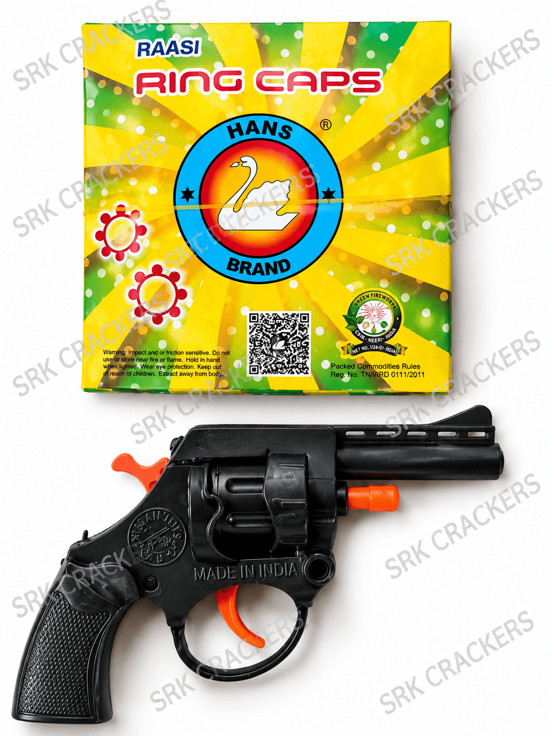 Gun with 3 Ring Caps